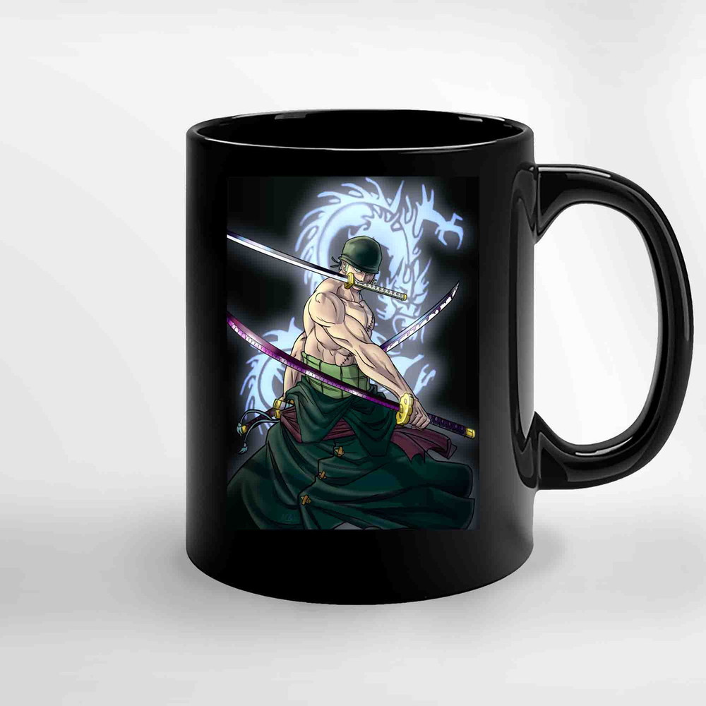 Roronoa Zoro One Piece (2) Ceramic Mugs.jpg