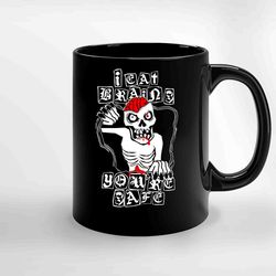 Rude Zombie Ceramic Mug, Funny Coffee Mug, Birthday Gift Mug