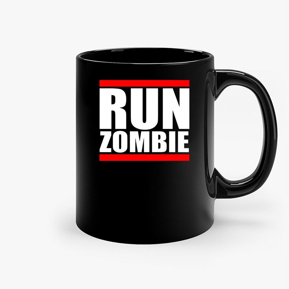 Run Zombie Run Ceramic Mugs.jpg