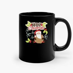 Santa Claus Christmas Scalable Ceramic Mug, Funny Coffee Mug, Birthday Gift Mug