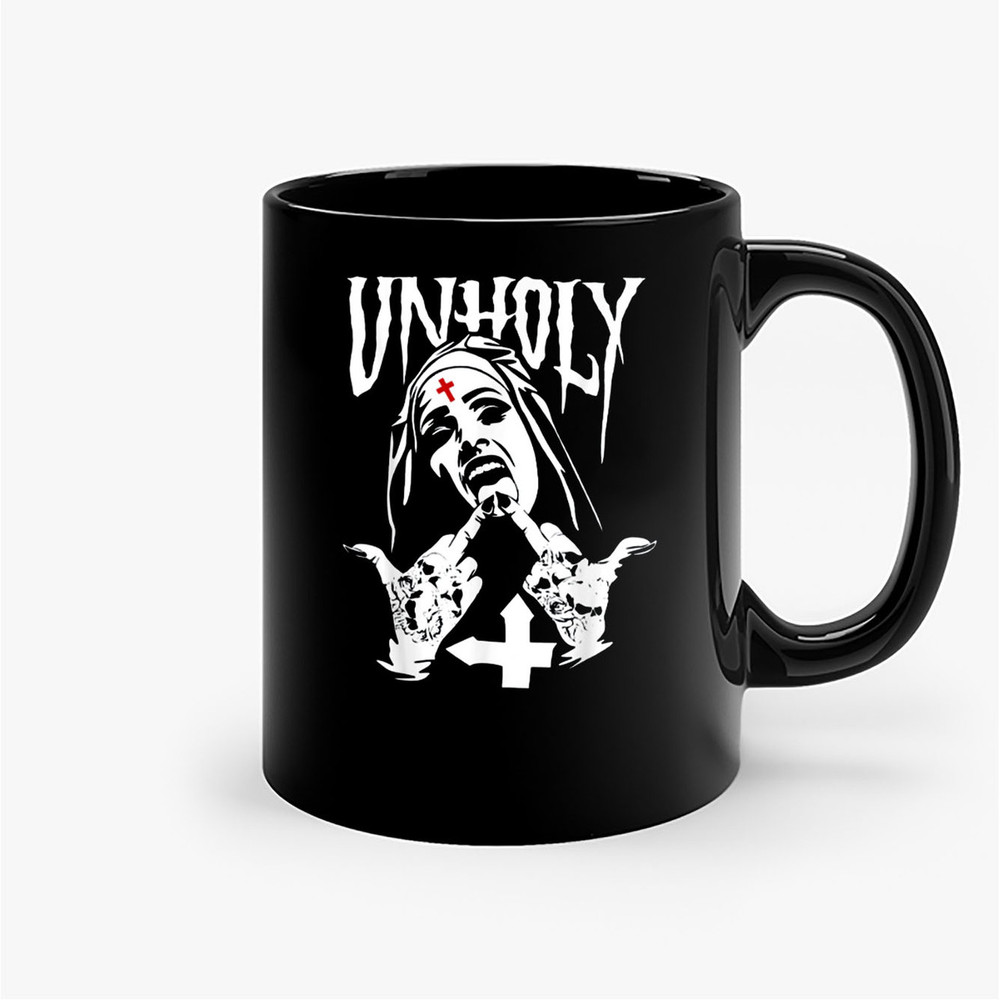 Satanic Nun Tattoos Unholy Ceramic Mugs.jpg