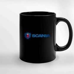 Scania 1995 Logo Ceramic Mug, Funny Coffee Mug, Birthday Gift Mug