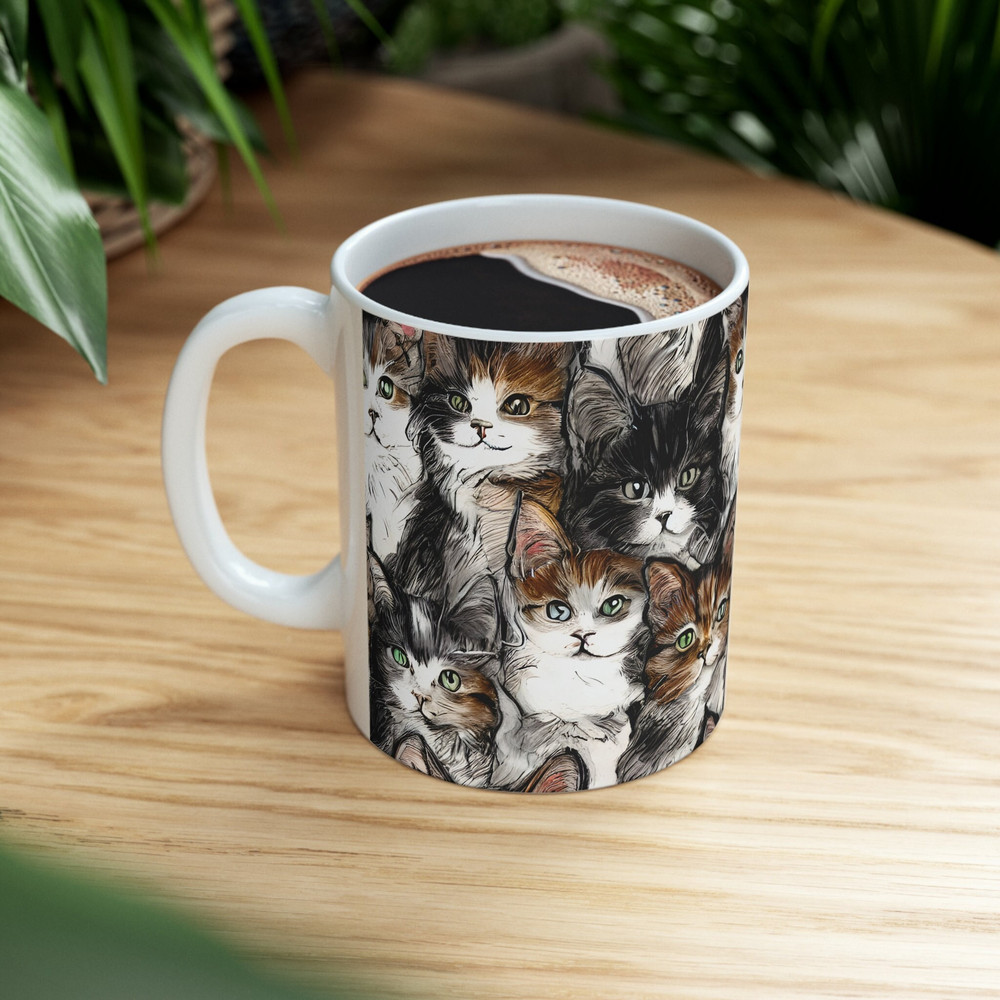 Cat Mom Coffee Cup, Crazy Cat Lady Mug, Cat Mama Mug, Gift For Cat Mom, Pet Owner Mug, Gift From Pets To Owner, Gift for Her, Cat Mom Gift.jpg