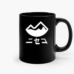 niseko hokkaido japan ceramic mug, funny coffee mug, gift mug
