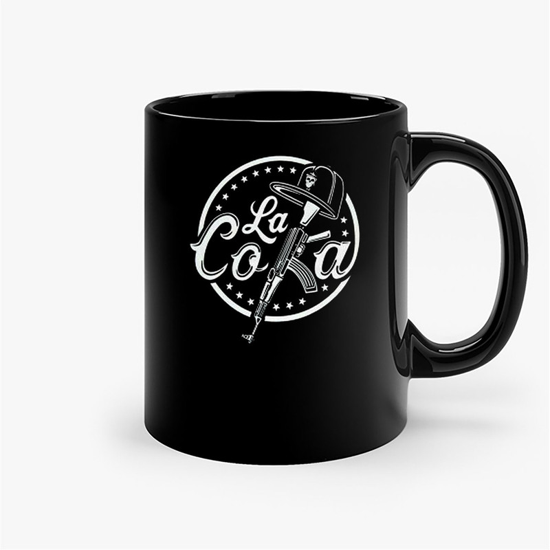 La Coka Nostra Lcn Cool Logo 411 Ceramic Mugs.jpg