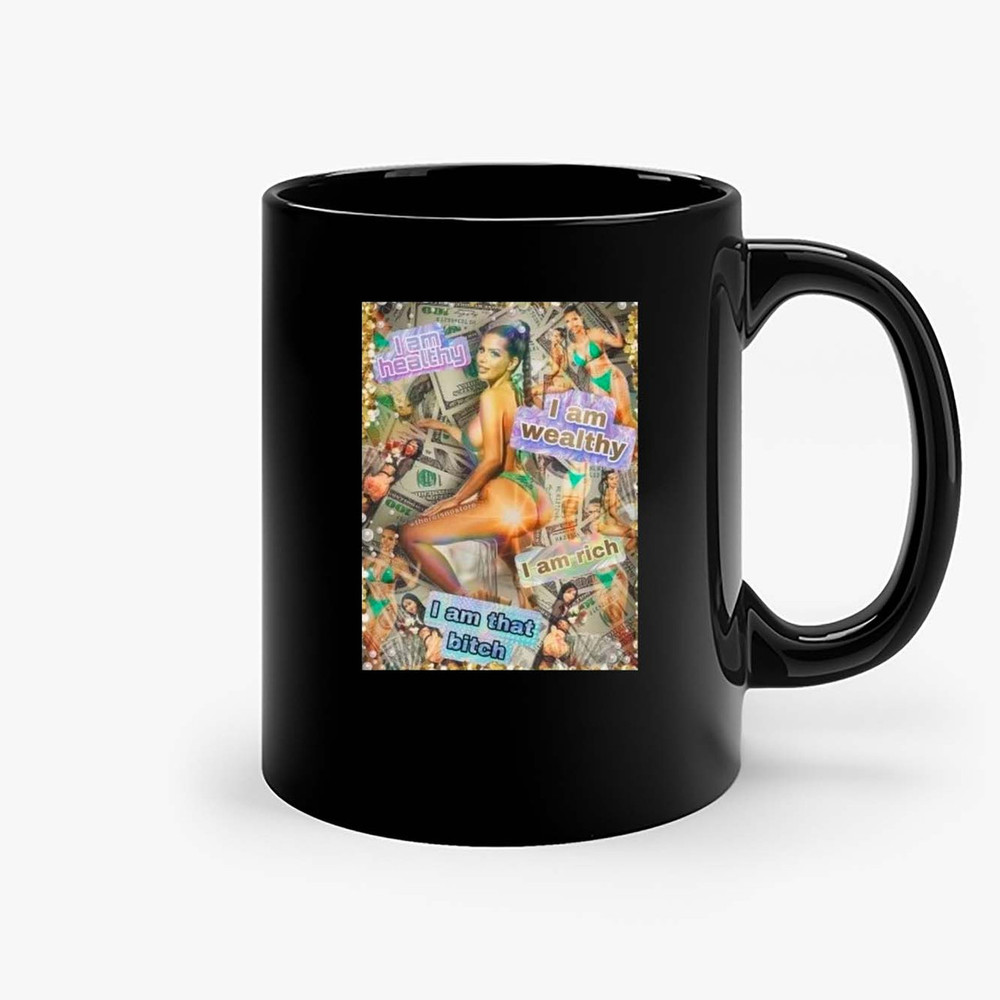 Larissa 90 Day Fiance Rich Affirmations Ceramic Mugs.jpg