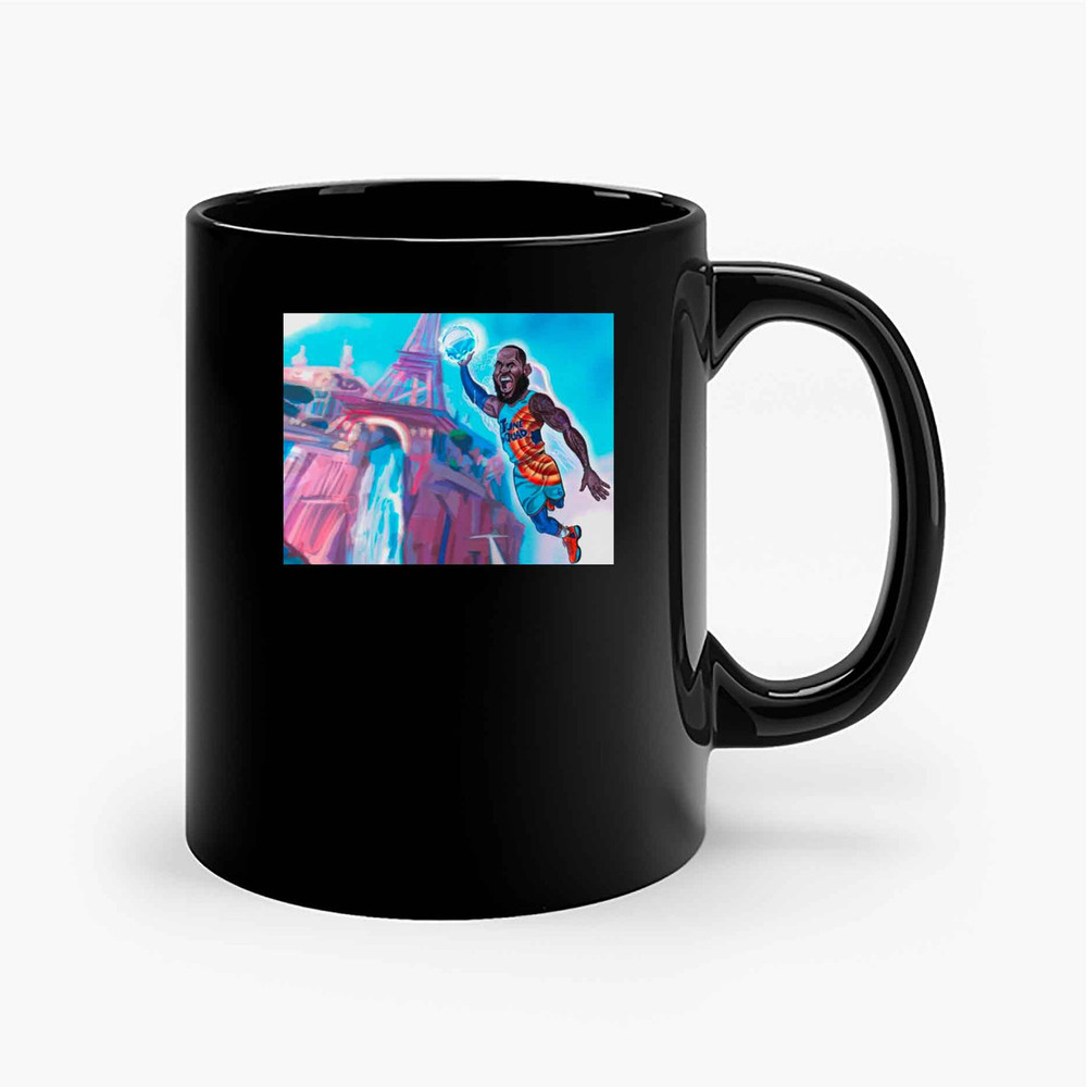 Lebron James Space Jam Caricature Ceramic Mugs.jpg