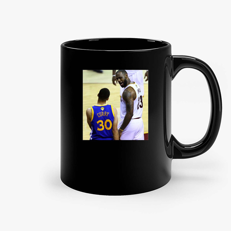 Lebron James Vs Steph Curry Ceramic Mugs.jpg