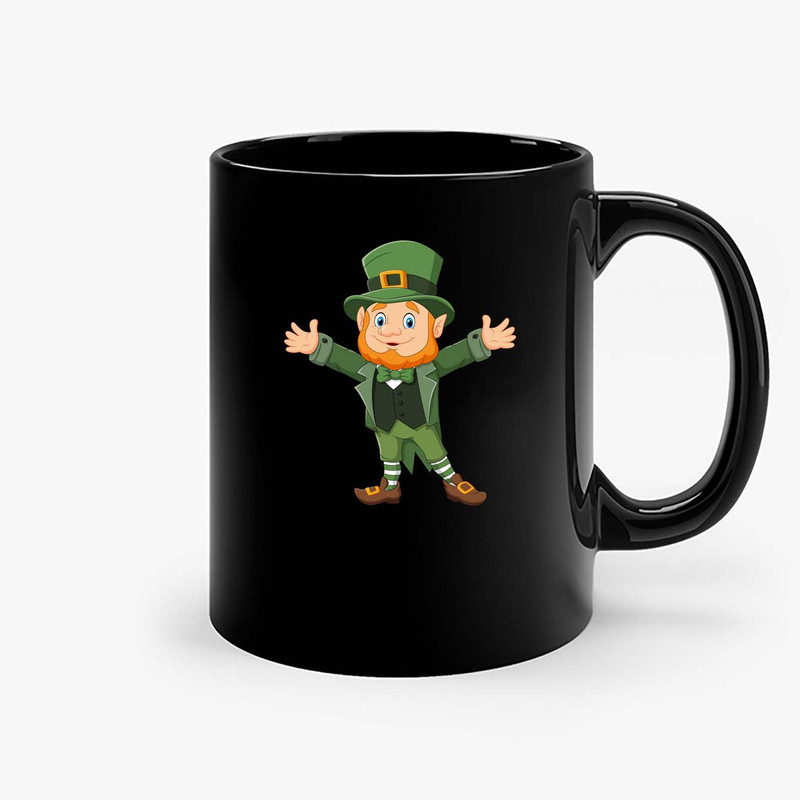 Leprechaun Bebas Royalti Ceramic Mugs.jpg