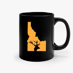 idaho elk hunting ceramic mug, funny coffee mug, game quote mug, gift for her, gifts for him