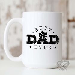 best dad ever mug, handmade mug, heartfelt fathers day token, gifts for him, dad gifts, coffee mug