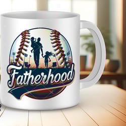father and daughter mug, baseball dad mug, father day coffee mug, mug wrap design, mug fatherhood for fathers day