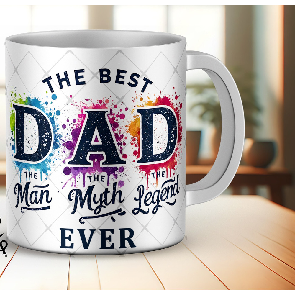 Fathers Day Mug Png Files Sublimation Designs Best Dad Ever Mug Wrap for Men Father Day Mug Wrap for The Best Dad Gift Dad Sublimation Wraps.jpg