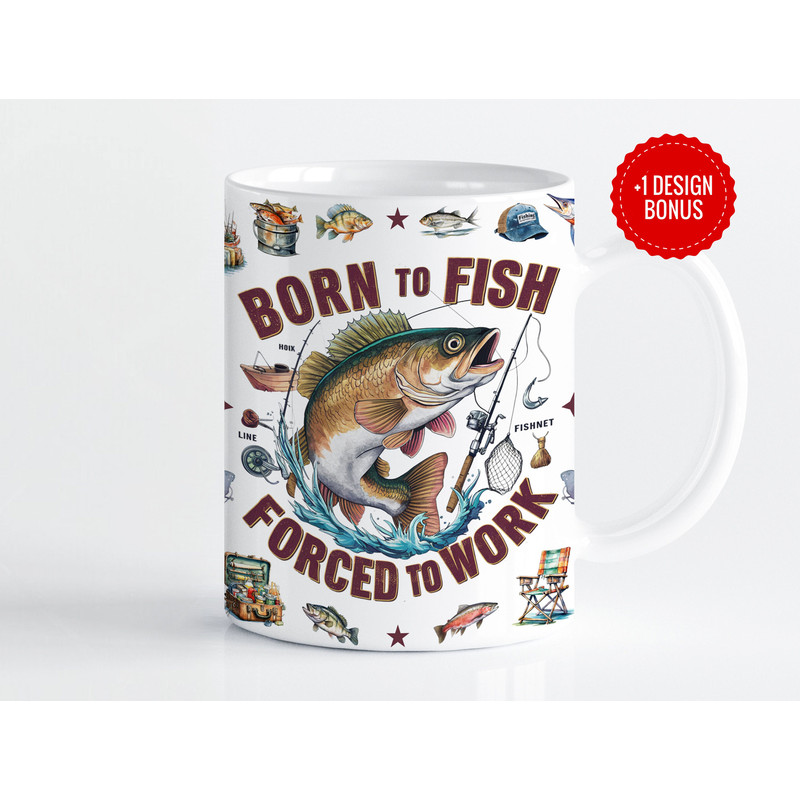 Fishing Mug Wrap Sublimation Template, 11oz & 15oz Designs, Cricut Mug Press PNG, Digital Download.jpg