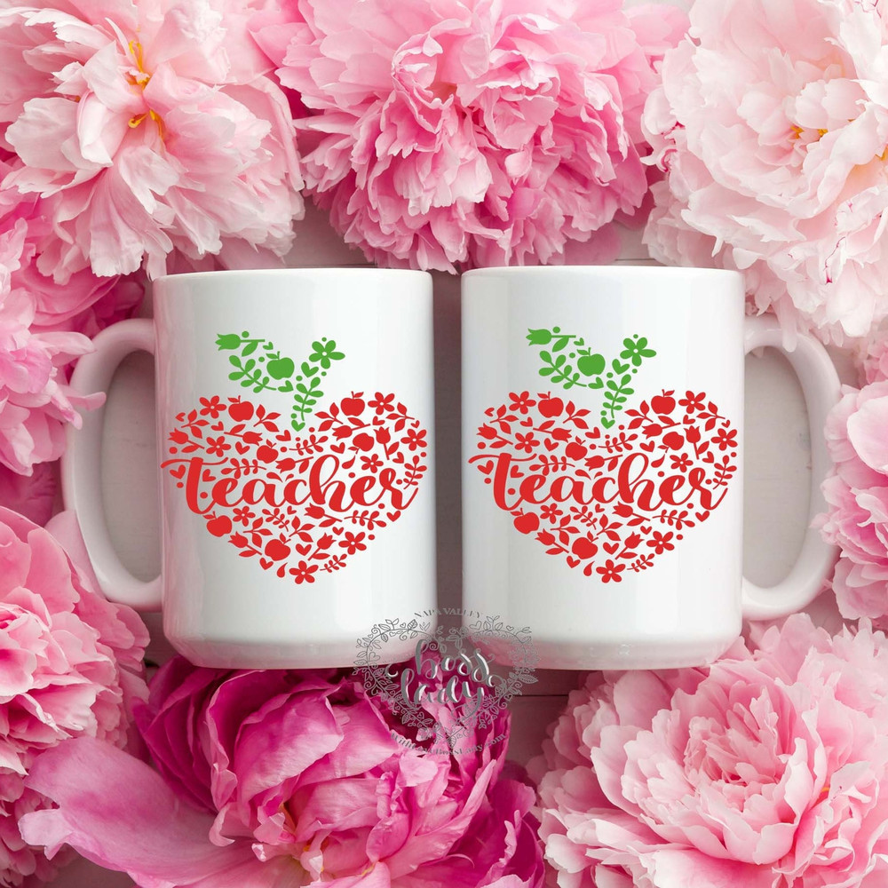 Teacher Mug wcute heart design, Teacher Gifts, Teacher Appreciation Mug, End of school year, Back to school, Coffee Mug.jpg