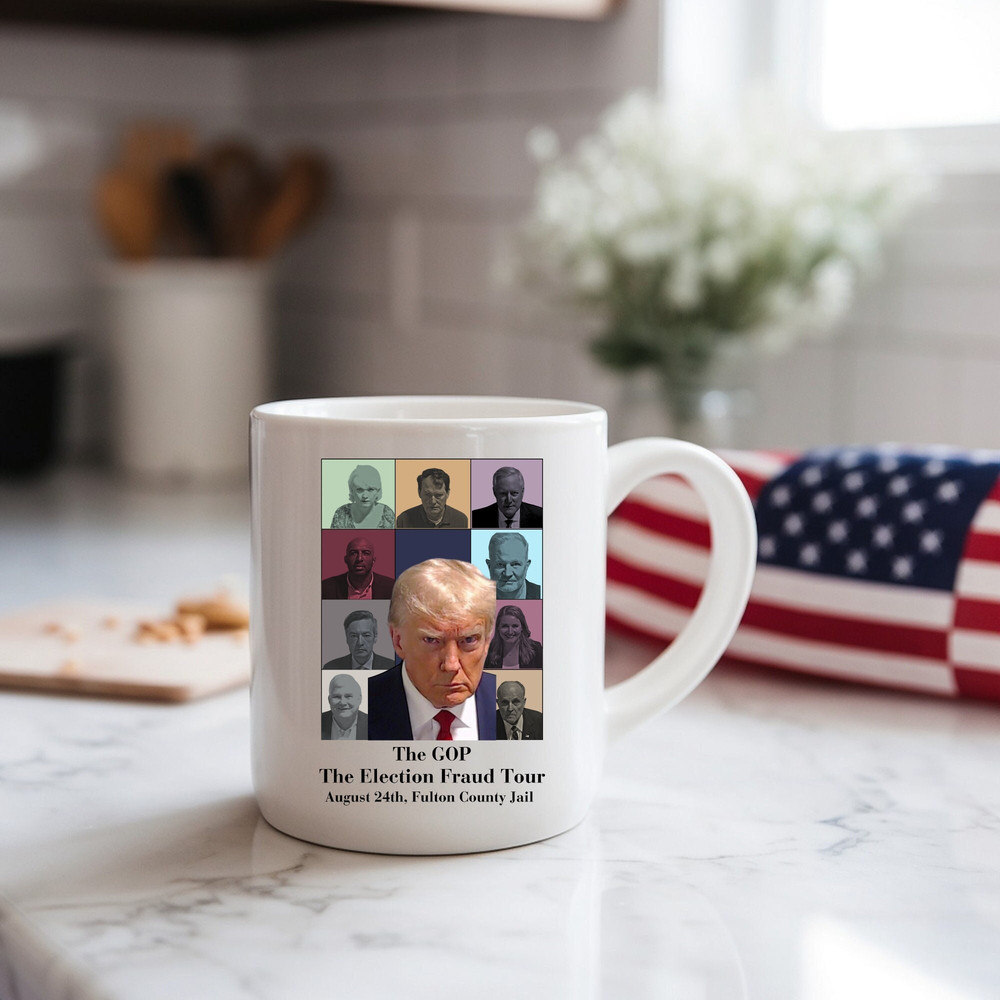 Donald Trump Mugshot Mug, Taylor Swift Eras Tour Parody, Mega, Trump 2024, Election 2024, Republican Gift, Inmate P01135809, Trump Mug.jpg