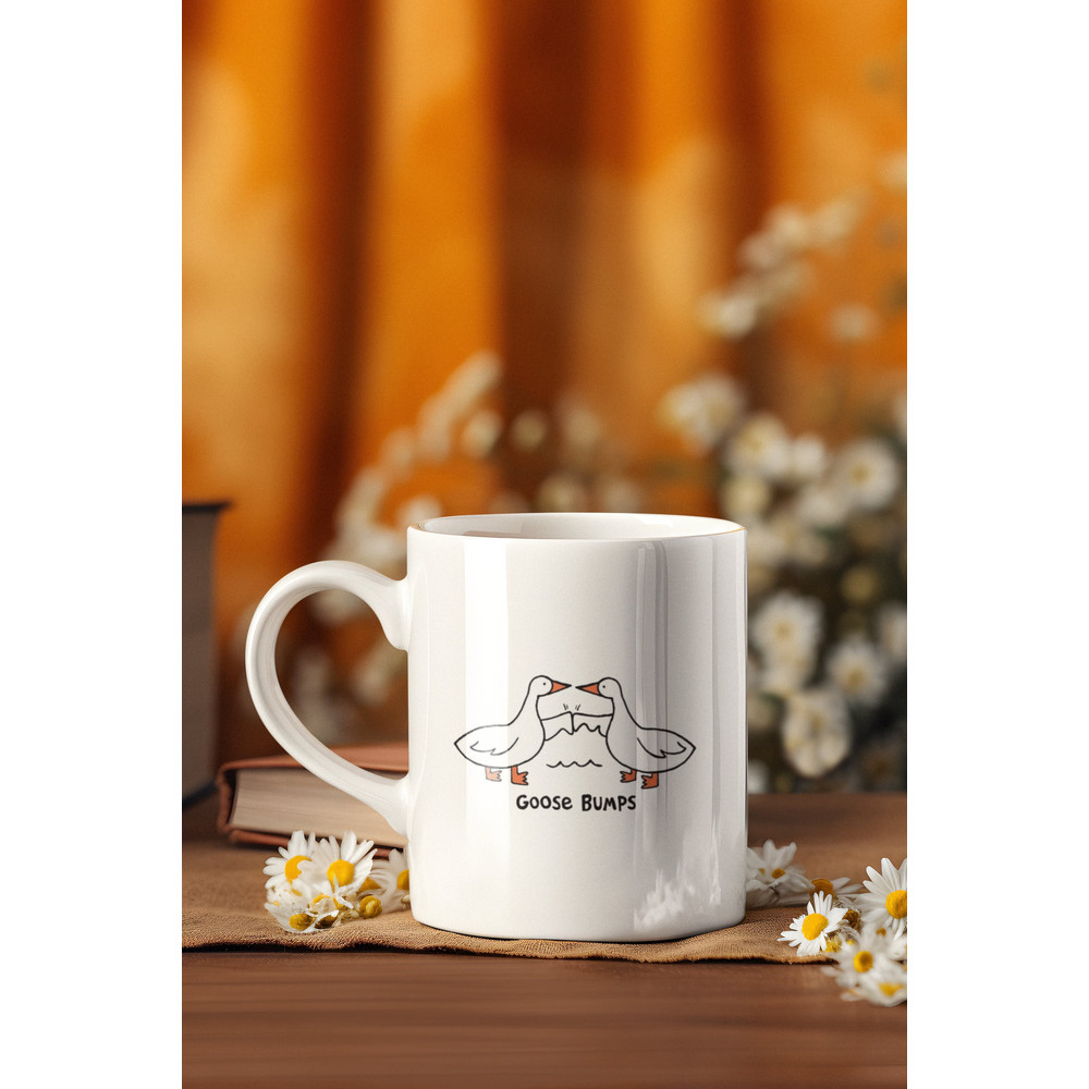 Goosebumps Mug, Cute Mug, Cute Goose Mug, Mug for Gift, Mug Gift, Mug Valentine, Gift for her.jpg