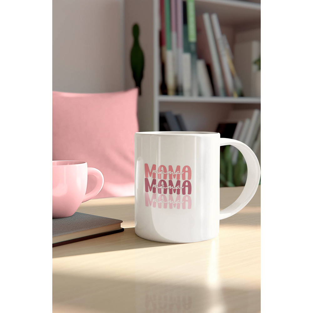 Mama Mug, Mom mug, Mug for gift, Mother, Pink Mug, Mothers day.jpg