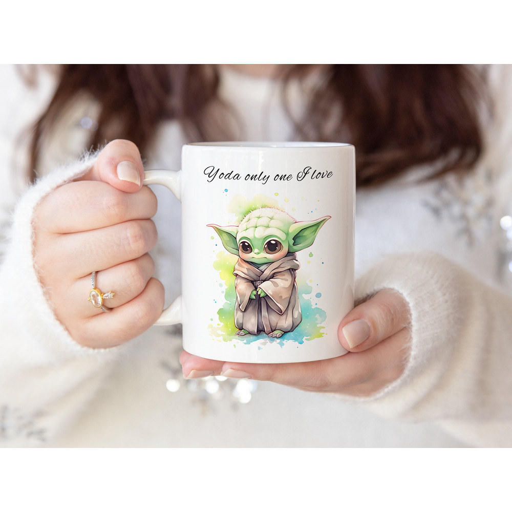 Personalised Star Wars Mug - Ceramic Mug Design - Custom Unique Gift Idea - Baby Yoda Coffee Mug - Star Wars Gift Mug - Mandalorian Gift.jpg