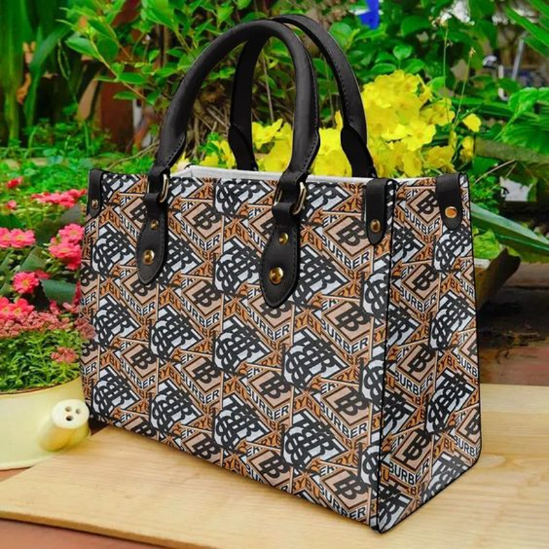 Limited Edition Burberry Leather Handbag Luxury, leather handbag for women.jpg