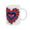 Heart Mug, Heart On Fire Mug, Hot Coffee Mug, Coffee Lover Mug, Heart Graphic Mug, Ceramic Mug, Coffee Lover Gift Mug.jpg