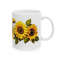 Sunflower Mug, Sunflower Sunshine Mug, Floral Mug, Bright Morning Mug, Graphic Design, Coffee Mug, 11oz Mug, Gift For Her, Bindanti Designs.jpg