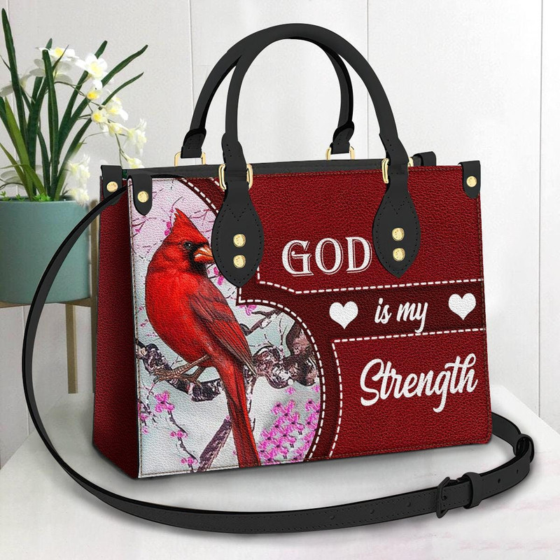 Cardinal Leather Bag, Crossbody Bag, Woman Shoulder Bag, Gift for girlfriend, Shopping Bag TD_HN110502M.jpg