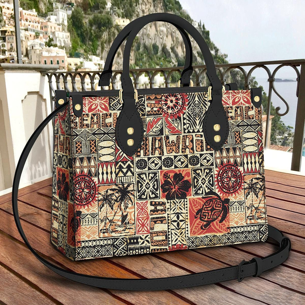 Hawaii Leather Bag, Crossbody Bag, Woman Shoulder Bag, Gift for girlfriend, Shopping Bag TD_TN100508D.jpg