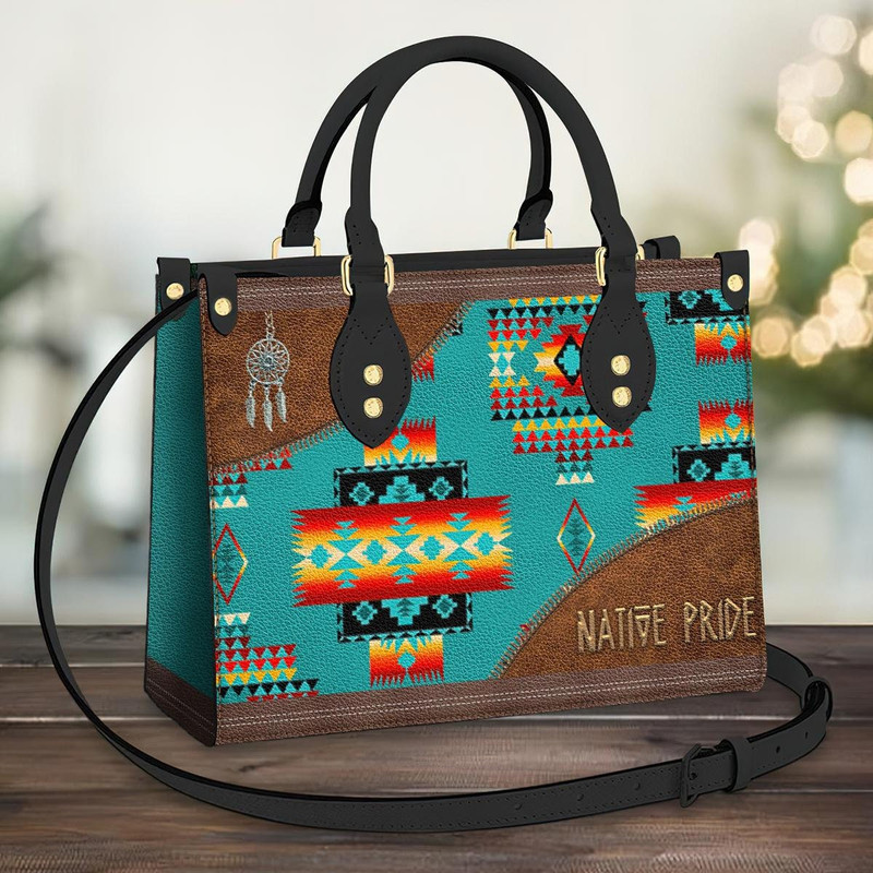 Native American Leather Bag, Crossbody Bag, Woman Shoulder Bag, Gift for girlfriend, Shopping Bag TD_MT100520D.jpg