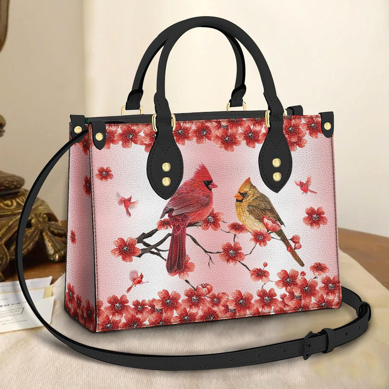 Spring Cardinal Leather Bag, Crossbody Bag, Woman Shoulder Bag, Gift for girlfriend, Shopping Bag TD_MT110507D.jpg