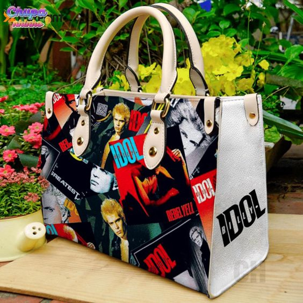 Billy idol 2 leather handbag gift for women.jpg