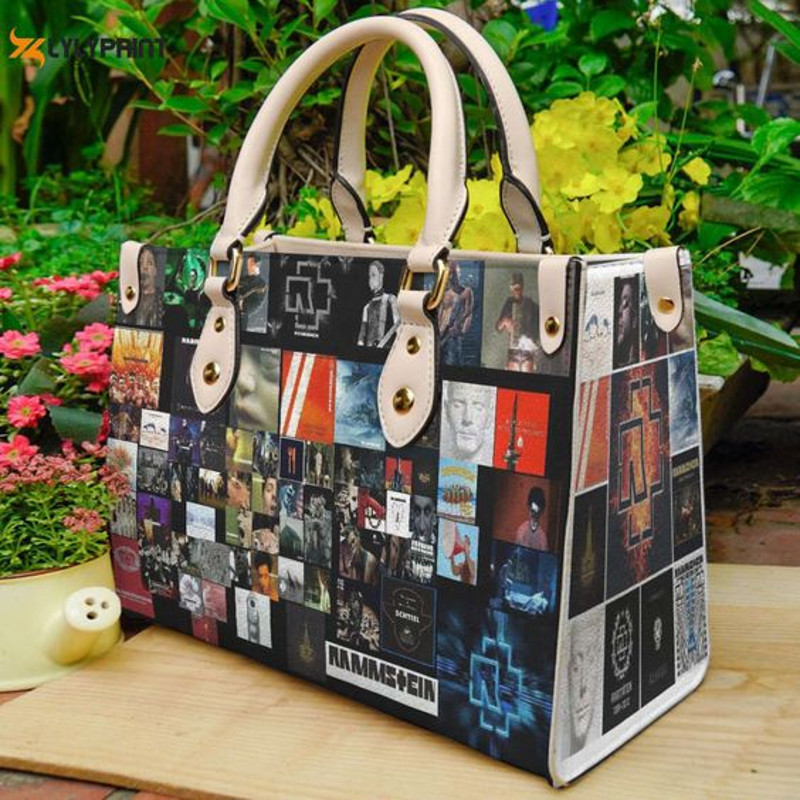 Rammstein Leather Handbag Gift For Women.jpg