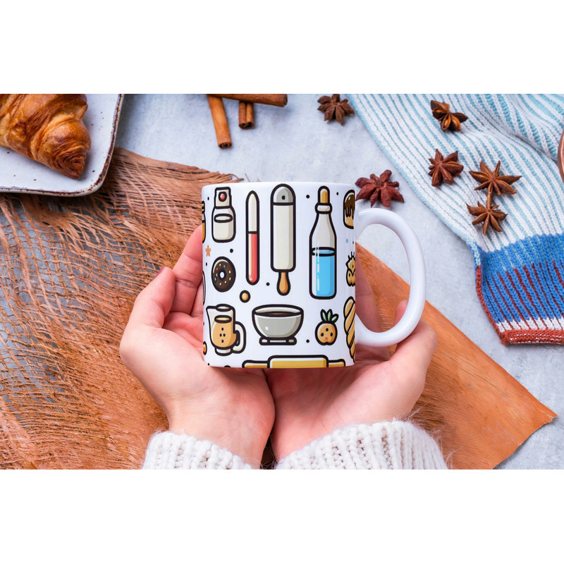 Personalized Baking Mug, Baking Lover Mug, Baking Coffee Mug, Baker Gift, Mug for Baker, Gift for Her, Christmas Gift, Birthday Gift, Bakery.jpg