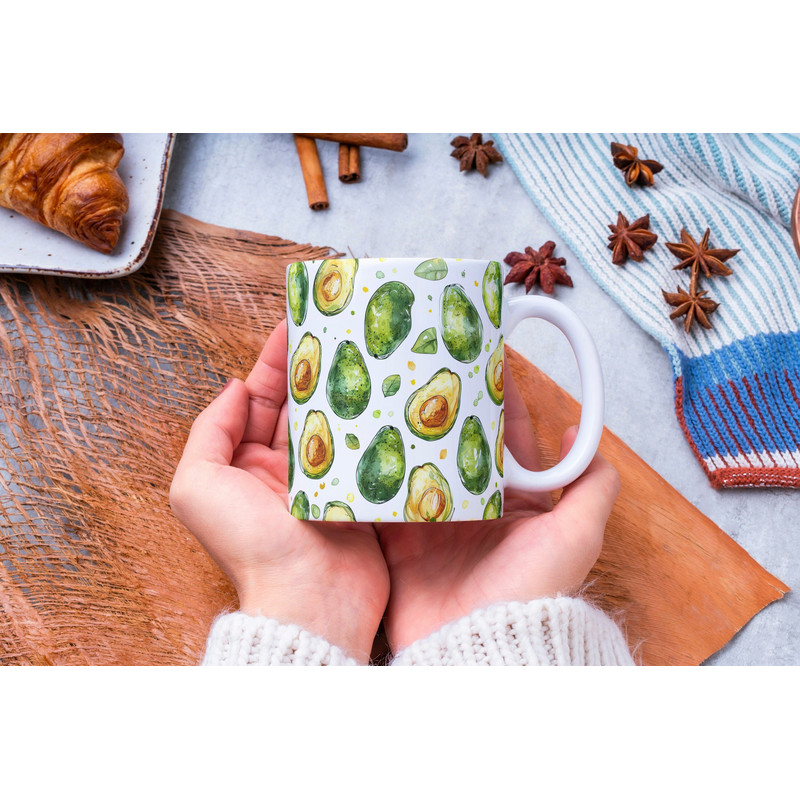 Personalized Avocado Mug, Avocado Lover Gift, Avocado Coffee Mug, Vegan Mug, Gift for Mom, Mother’s Day Gift, Gift for Her, Cute Avocado Mug.jpg