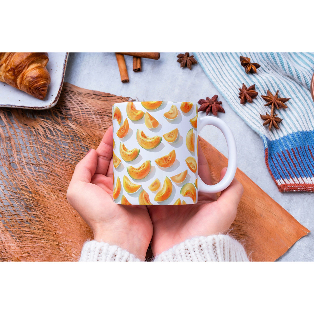Personalized Cantaloupe Mug, Cantaloupe Lover Gift, Cantaloupe Coffee Mug, Fruit Mug, Gift for Her, Gardening Lover Gift, Gift for Him.jpg