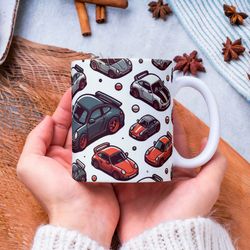 car mug, car lover mug, car coffee mug, fathers day gift, gift for dad, gift for him, car enthusiast gift, mechanic mug