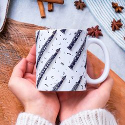 clarinet mug, clarinet lover mug, clarinet coffee mug, musician mug, clarinet player gift, music teacher gift