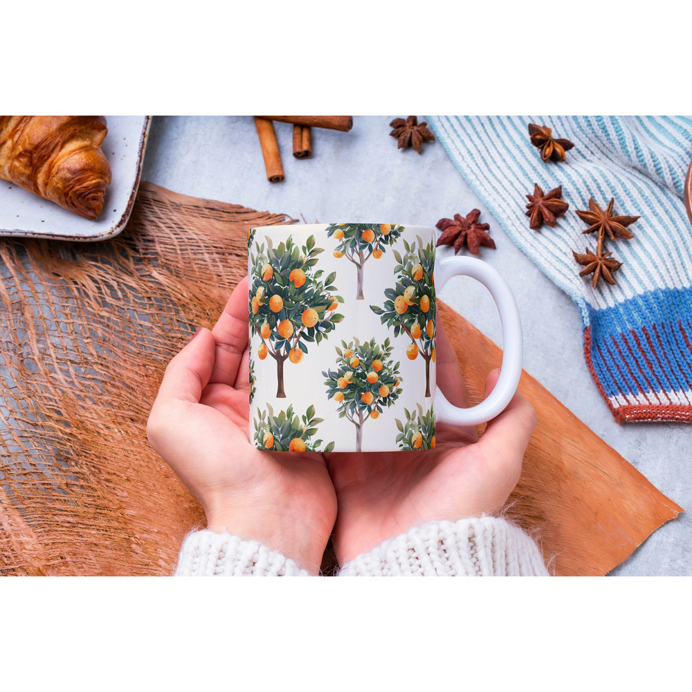 Personalized Orange Tree Mug, Orange Lover Gift, Orange Coffee Mug, Fruit Mug, Gift for Her, Gardening Lover Mug, Gift for Him, Orange Mug.jpg
