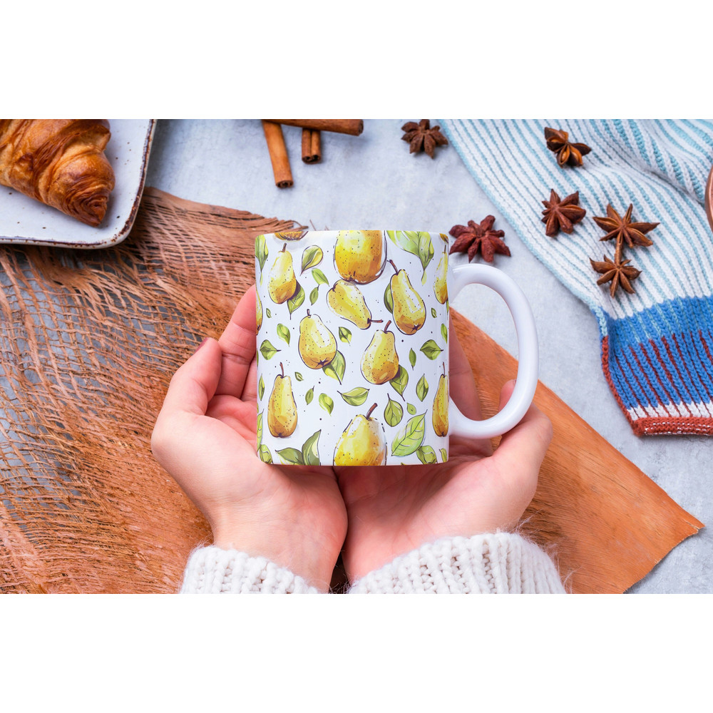 Personalized Pear Mug, Pear Lover Gift, Pear Coffee Mug, Fruit Mug, Gift for Her, Gardening Lover Gift, Gift for Him, Birthday Gift.jpg