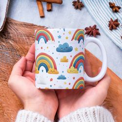 rainbow mug, rainbow lover gift, teacher appreciation gift, teaching mug, teacher lover gift, rainbow gift, rainbow mug