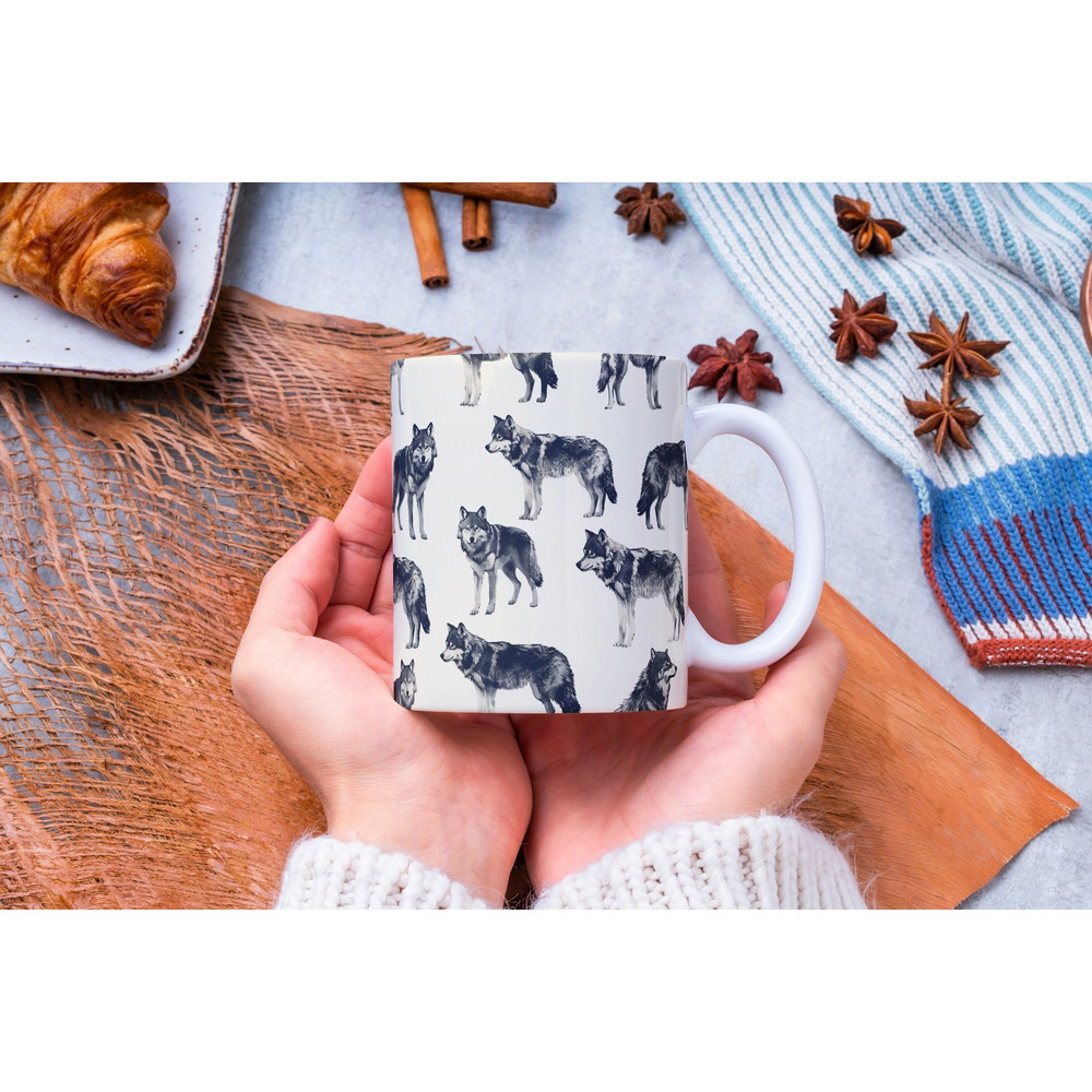 Personalized Wolf Mug, Wolf Lover Gift, Gift for Him, Gift for Her, Christmas Gift, Animal Mug, Camping Mug, Wolf Coffee Cup, Wolf Gift idea.jpg