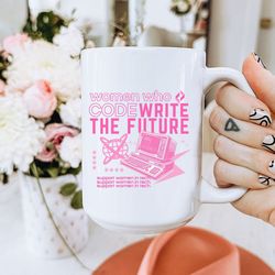 baddies in computer science mug, software engineer graduation gift, coder girl aesthetic, women in tech funny gift