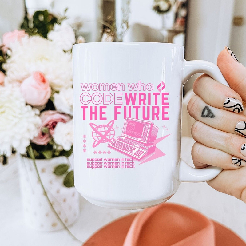 Baddies in Computer Science Mug, Software Engineer Graduation Gift, Coder Girl Aesthetic, Women in Tech Funny Gift, Y2K Cyber Girl Aesthetic 1.jpg