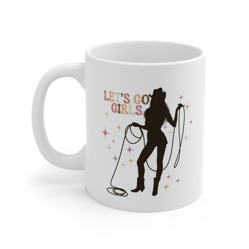 Cowgirl Mug, Lets Go Girls mug, western mug, trendy cowgirl gift, cowgirl coffee mug, cowgirl gift, cowgirl bachelorette, trending gift.jpg