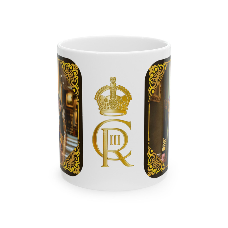 King Charles III of Great Britain in Full Regalia Official Portrait Designed Beautifully in Ceramic Mug (11oz,15oz), Royal Gifts & Keepsakes.jpg