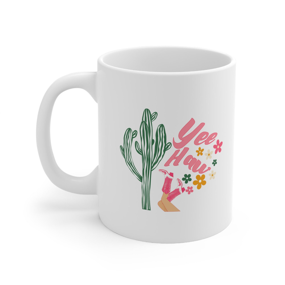 Yee Haw Cowgirl, Cowgirl Mug, Desert Cowgirl, Cowgirl Coffee Mug, Cowgirl Gift idea, Cowgirl Bachelorette, Trending gift.jpg