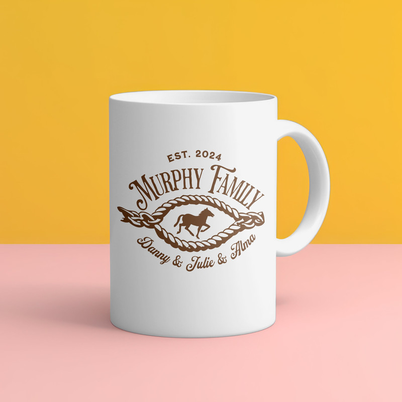 Custom horse mug ranch horse gift horse owner mug family gift horse farm mug horse lover mug western horse family farm gift horse club gift.jpg