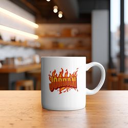 customized name mug, fire mug, custom name gift for friend name personalized mug, name with fire gift for teenager birth