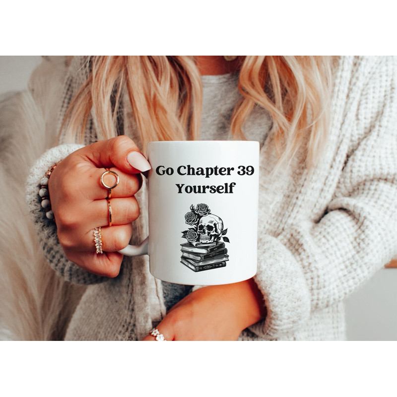 Chapter 39 Finn Ceramic Mug 11oz, What the Chapter 39 Thriller Book Mug, Funny Bookish Mug for Thriller Book Lovers, Gift for Book Lover.jpg