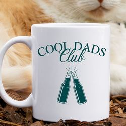 cool dads club ceramic mug 11oz, dad gift, fathers day gift, fathers day mug, gift for him, funny dad mug, beer lover d